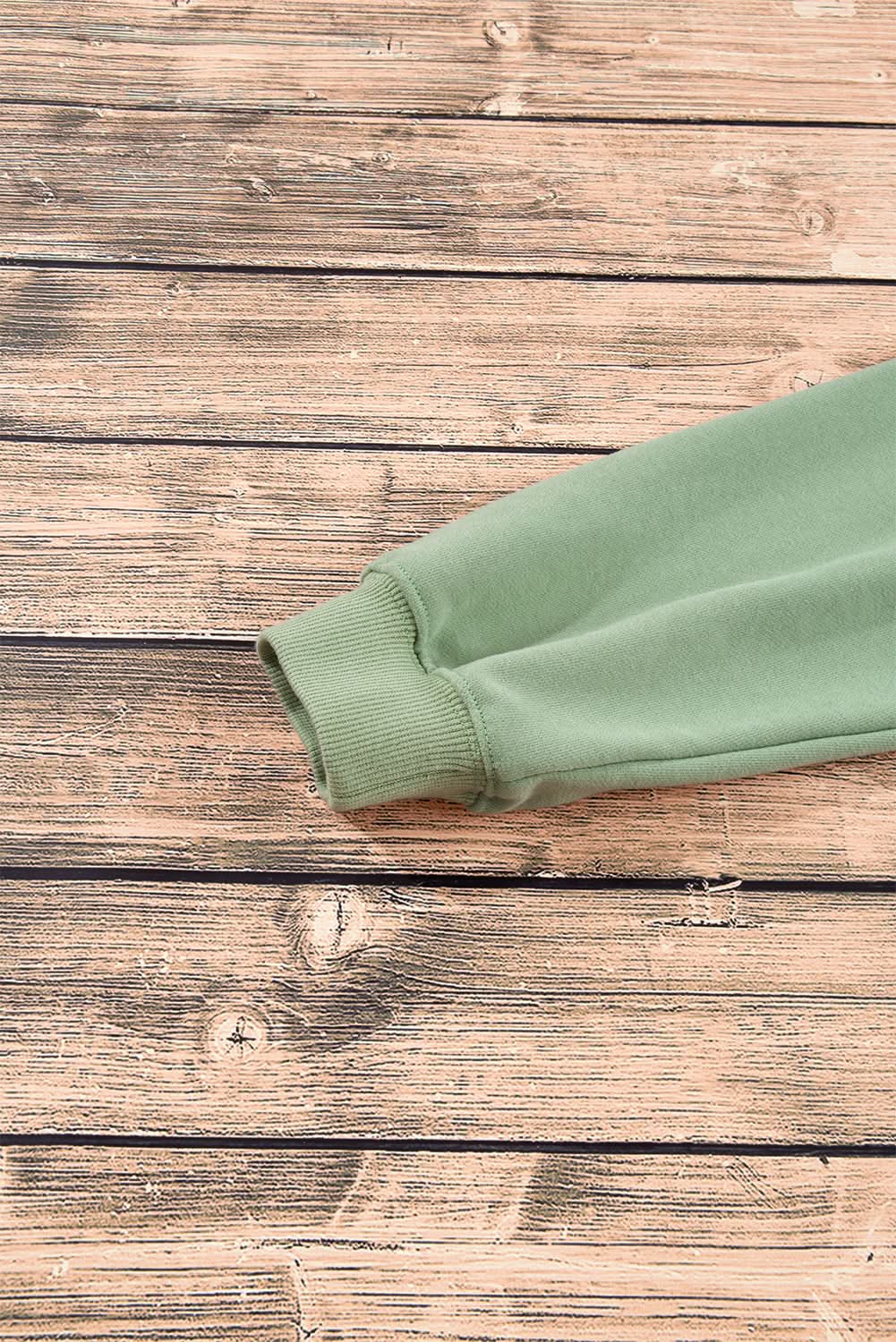 Smoke green drop shoulder sweatshirt - Love Salve